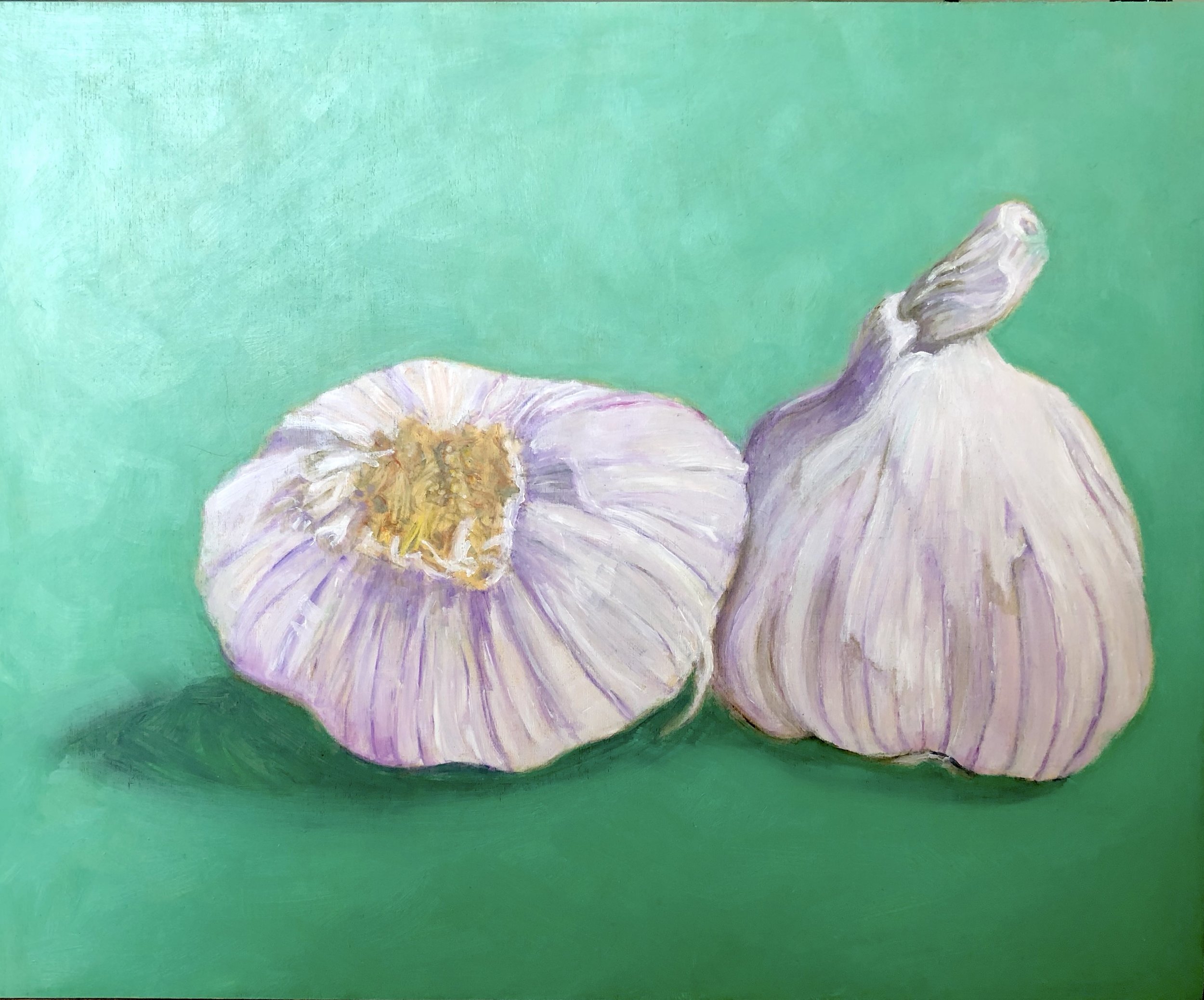 Garlic, 8" x 10" x 1"
