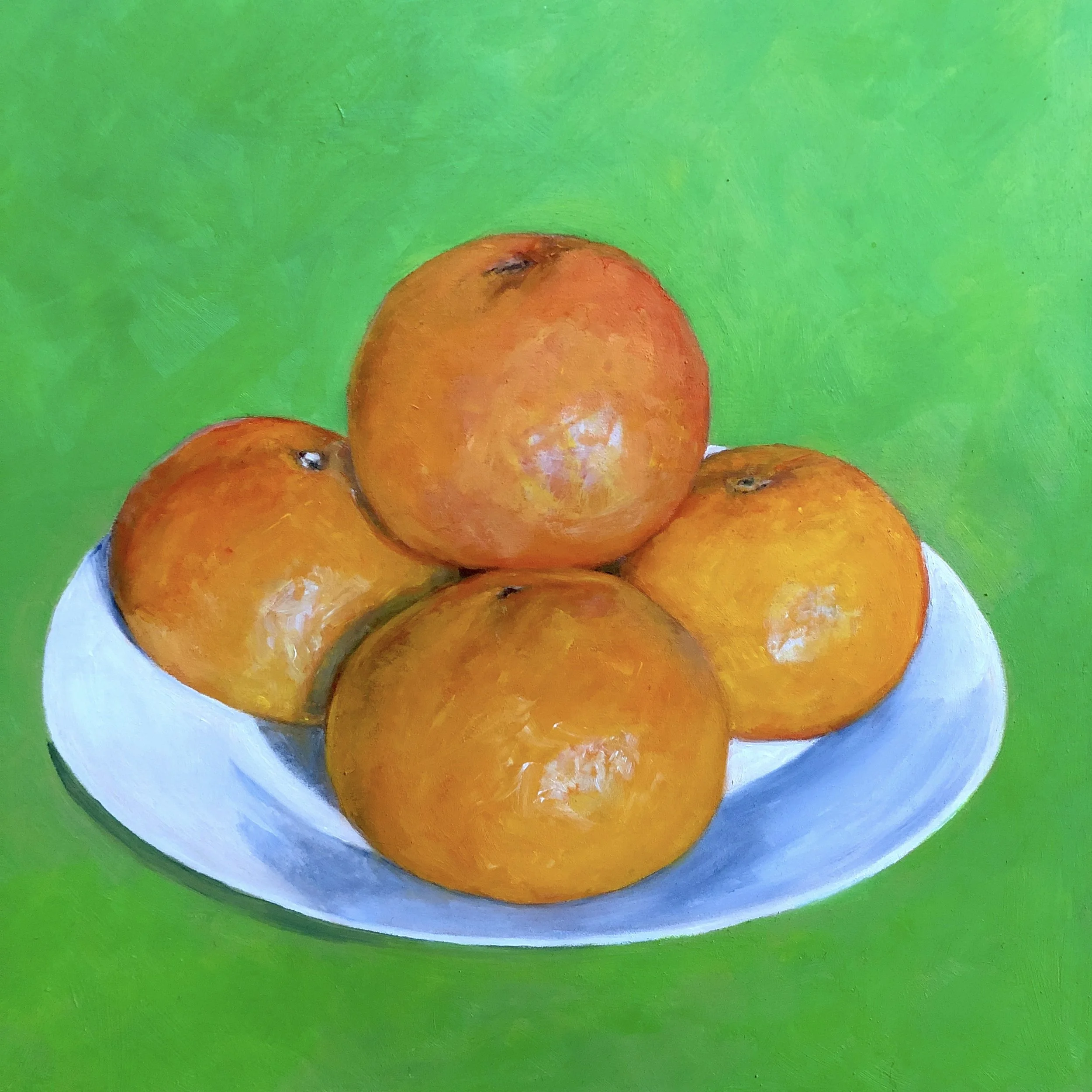 Clementines, 10" x 10" x 1"