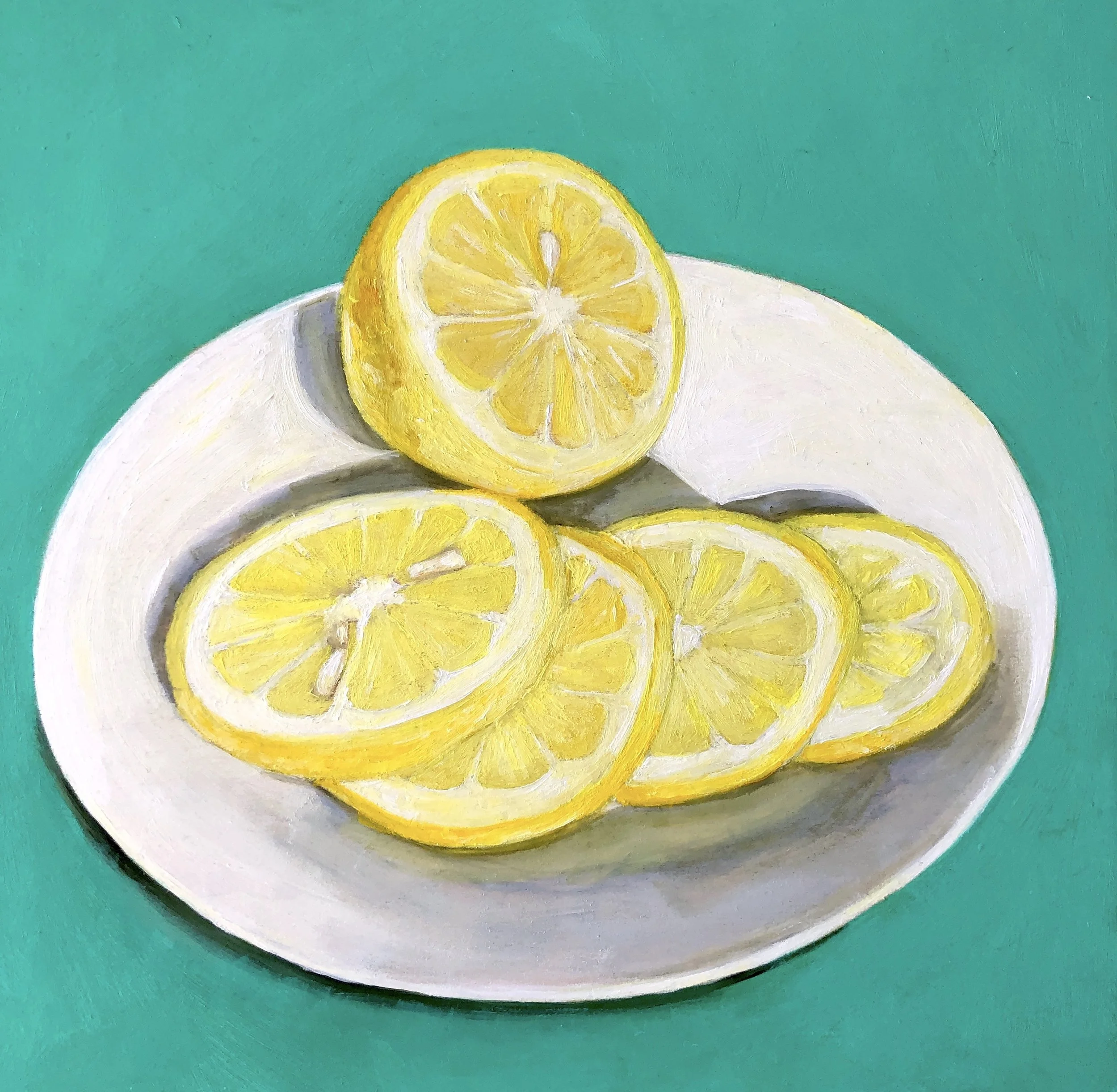 Lemon slices, 8" x 8" x 1"