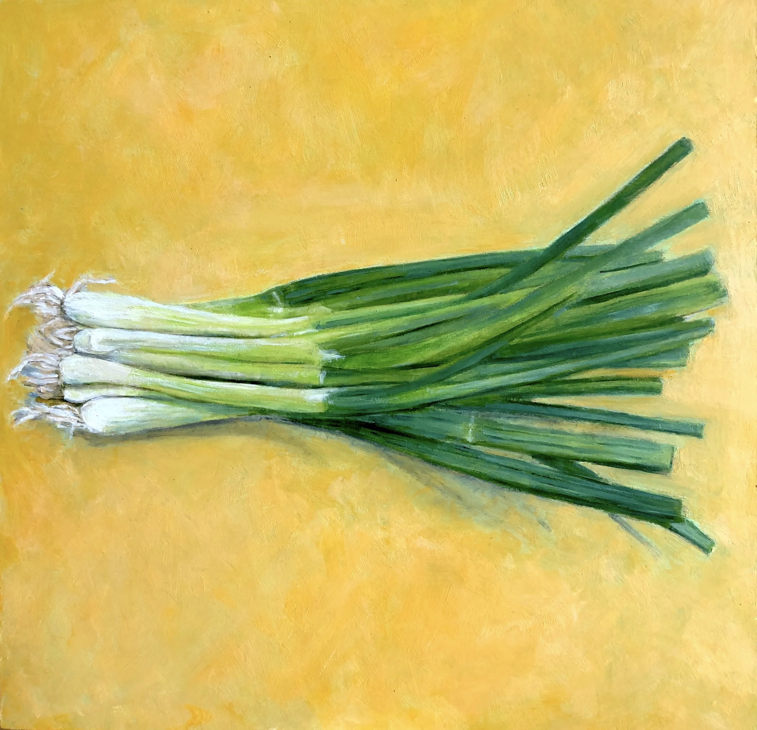 Scallions 10" x 10" x 1"