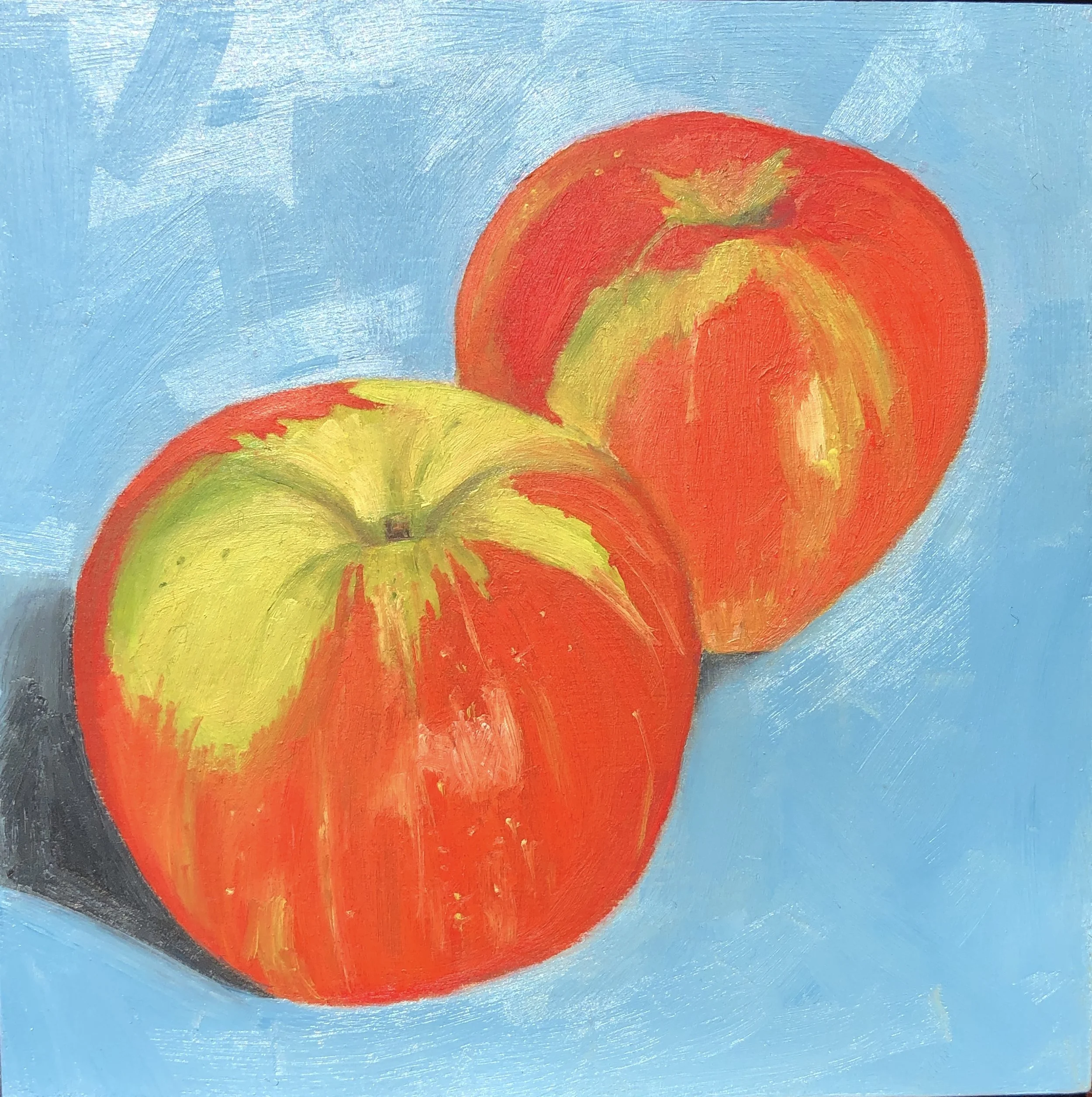 Apples 6" x 6" x 2"