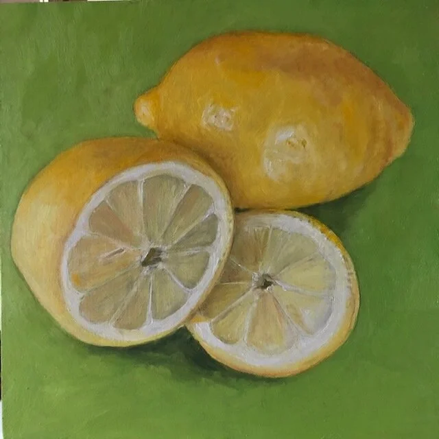 Lemons  6" x 6" x  2"