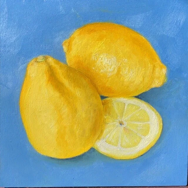 Lemons  6” x 6” x 2”