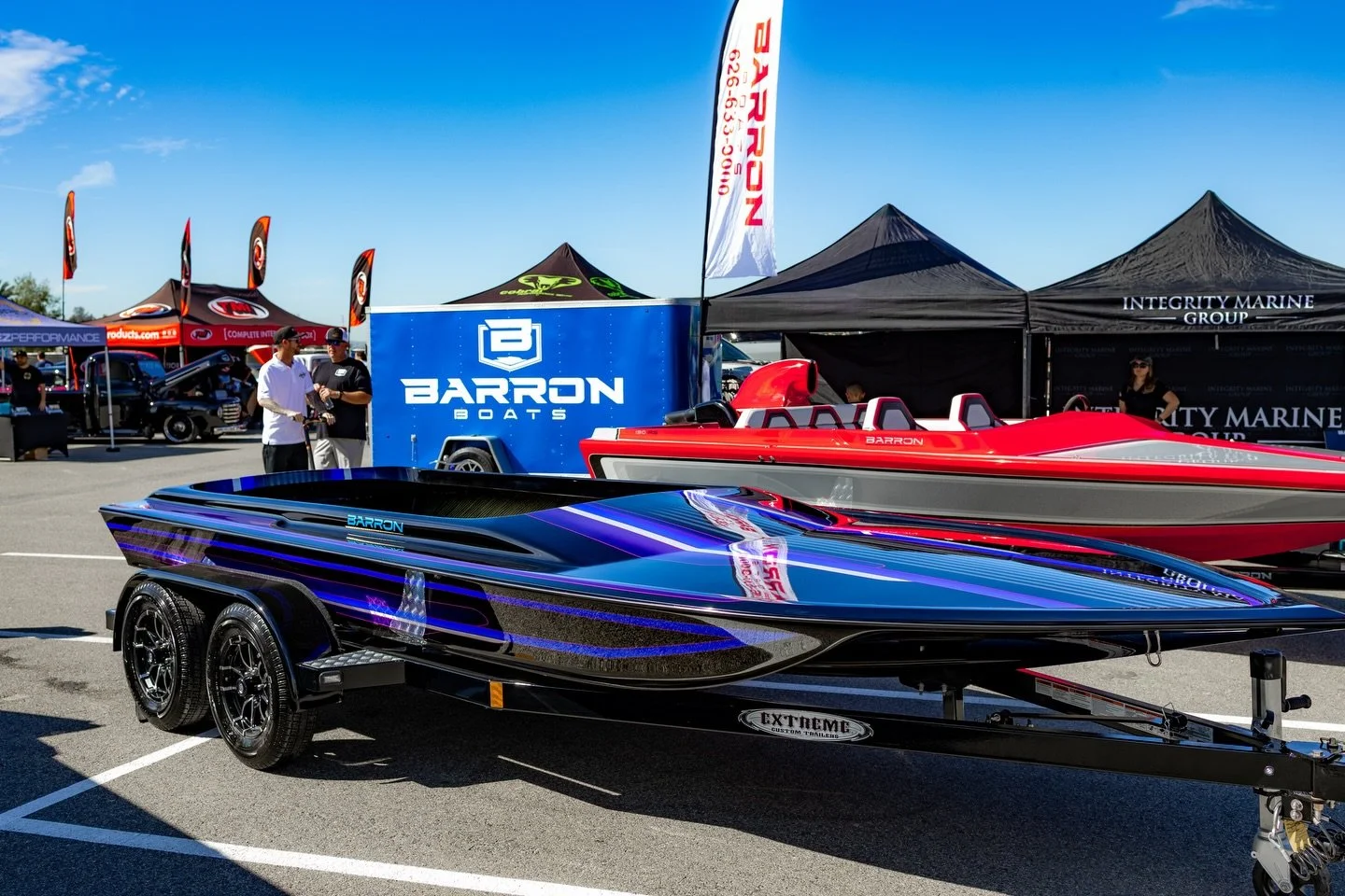 #tbt Pictures from Eddie&rsquo;s SoCal Expo 📸 | Thank you to all who came out to see us and to help! 
&bull;
&bull;
&bull;
#boatshow#boatlife#deckboat#jetboat