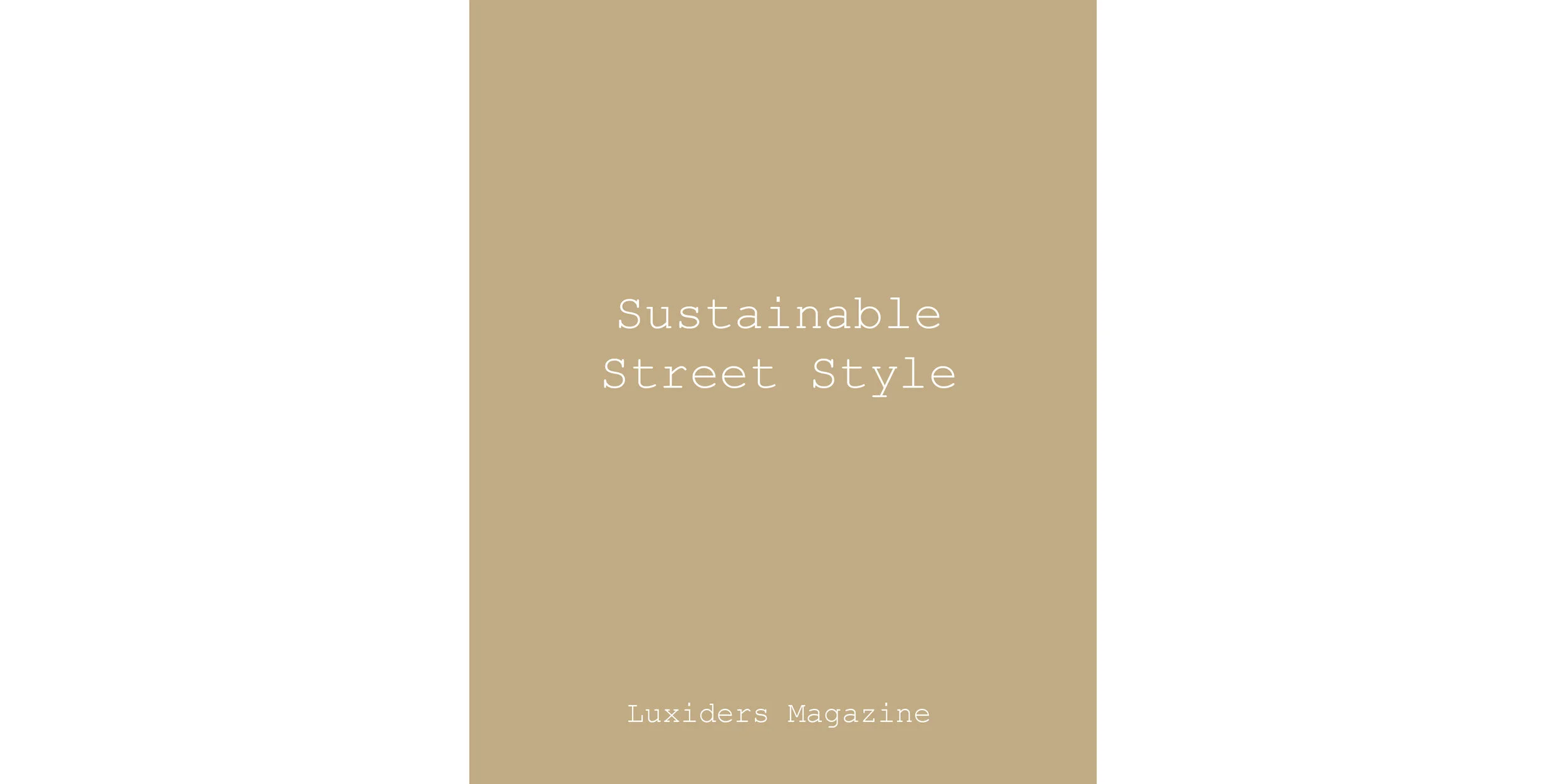 Luxiders_Sustainable Street Style_Titel.jpg