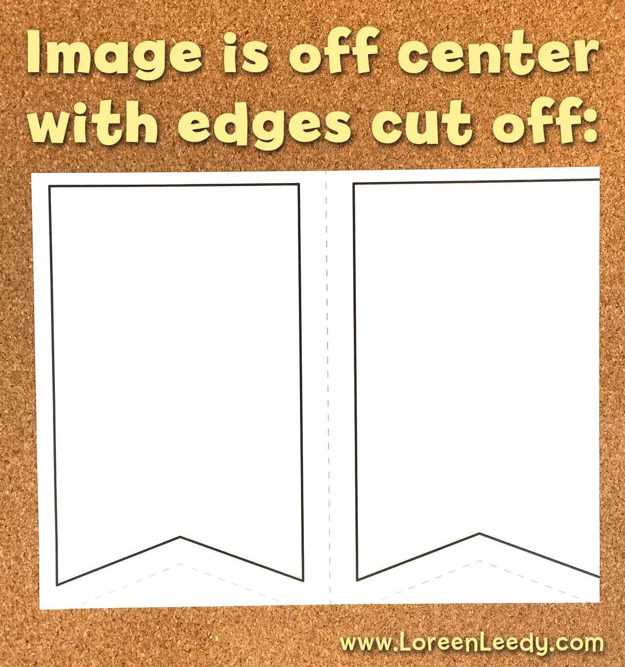 The image in this printout is so large it has run off the edge of the paper, making it useless.