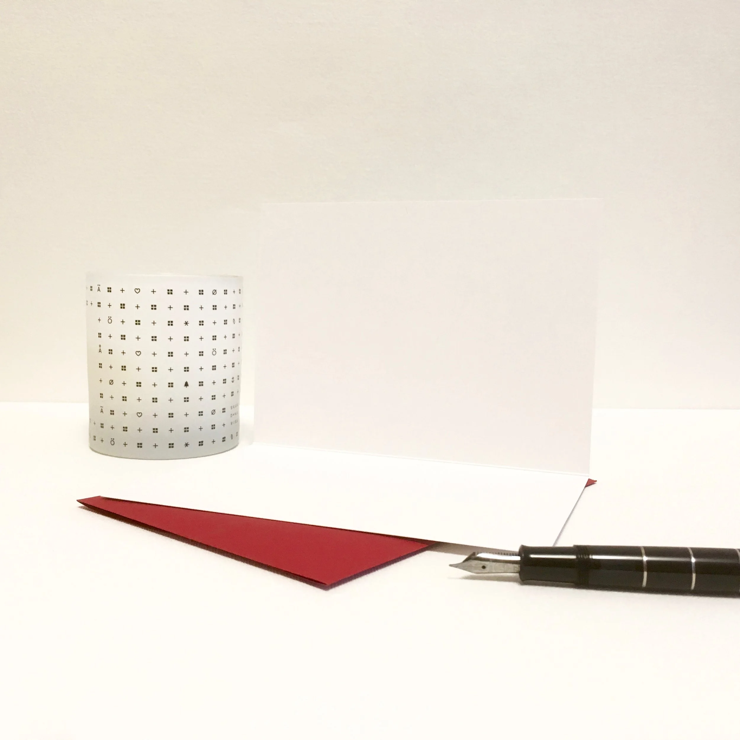 holiday greeting card - blank inside