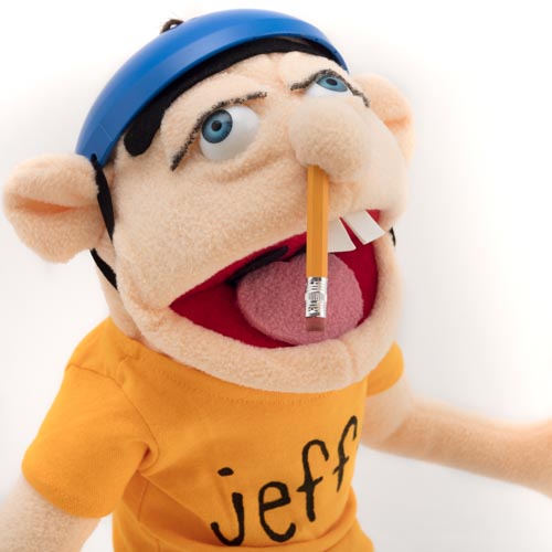 Small Jeffy Puppet made in USA Custom Puppets