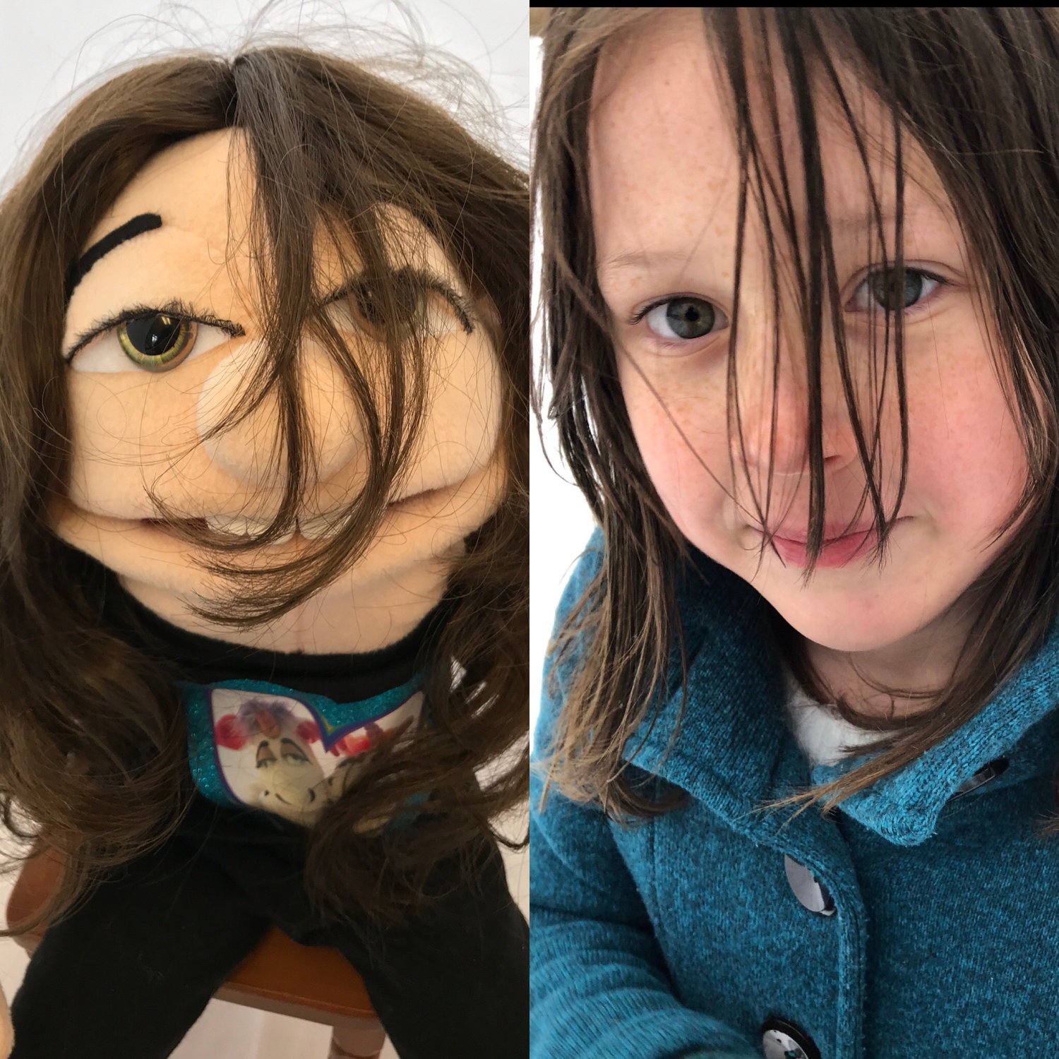 Custom Handmade Girl Puppet by Your Design or Photo 