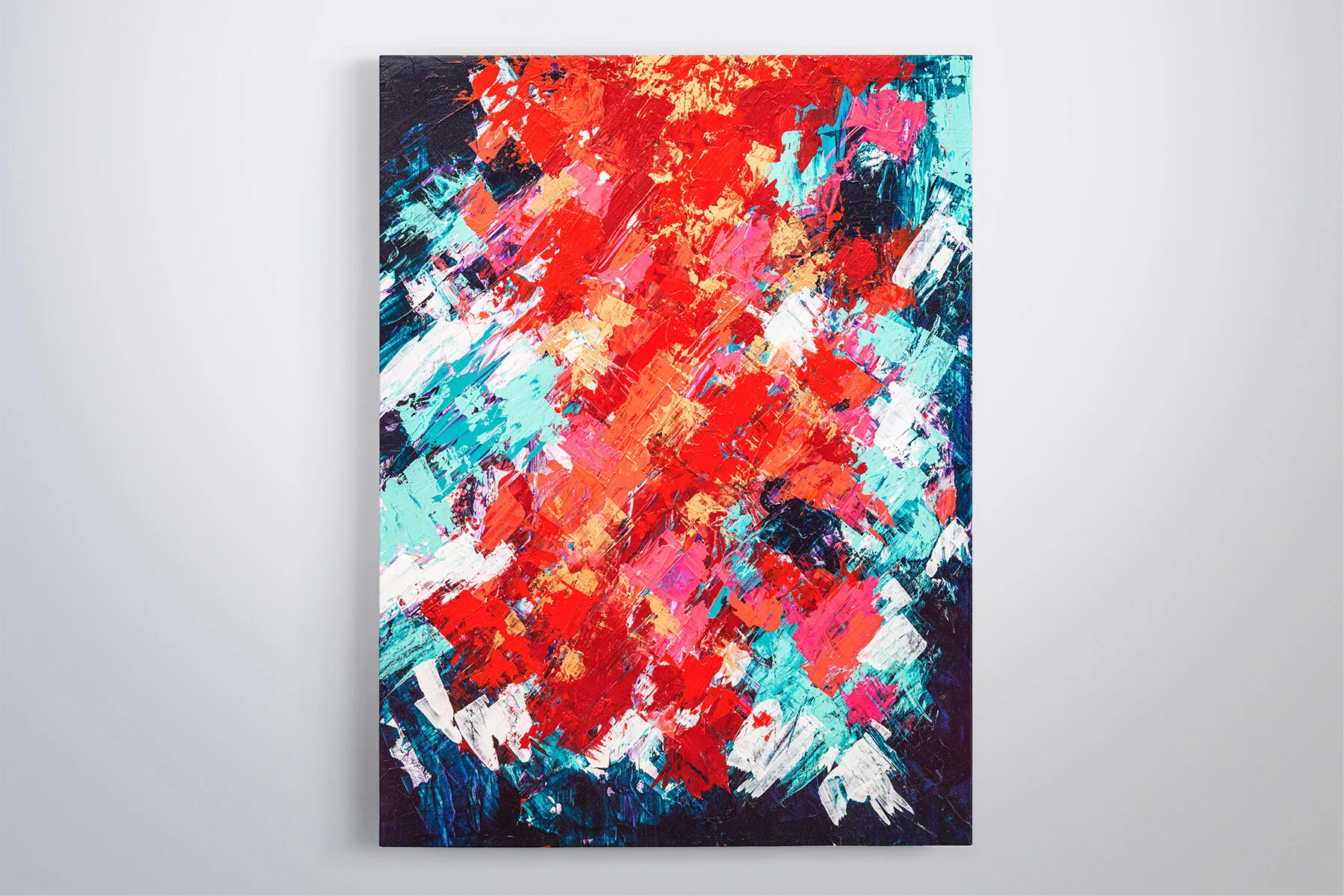   Reckless  Acrylic &amp; gouache on wood board, 18" x 24", 2017 