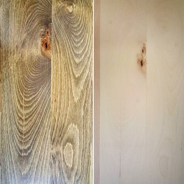 I z nudn&eacute;ho bukov&eacute; dřeva se d&aacute; moŕen&iacute;m vykouzlit zaj&iacute;mav&aacute; kresba / Boring beech timber you'd think? Bit of stain and there you have it!
#timberstain #moreni