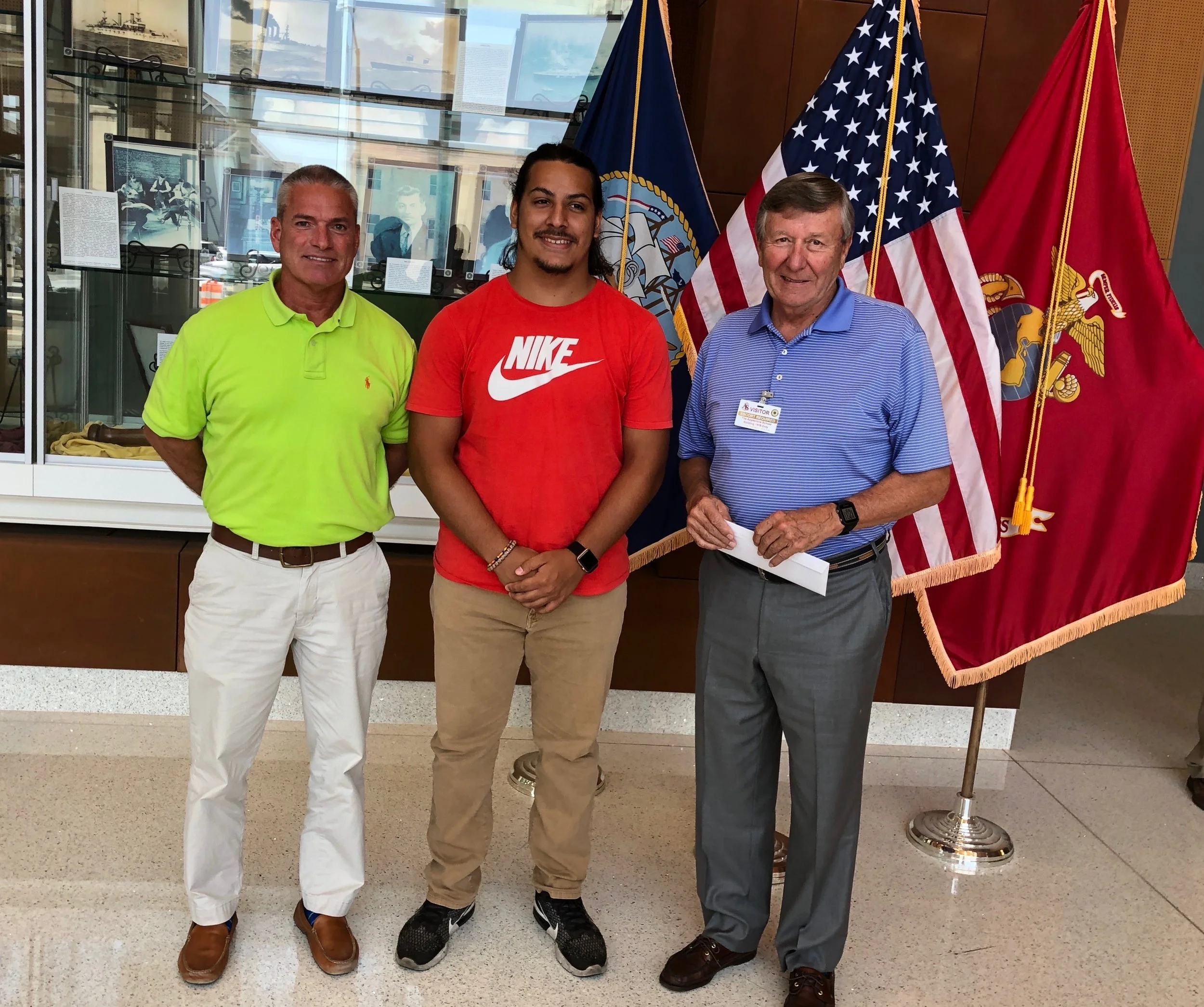 (L to R) Bill Smith, Christopher Torres, Ron Ward