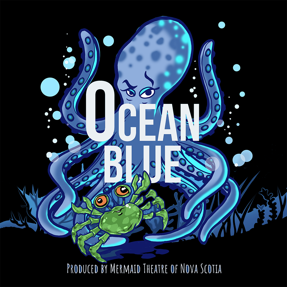 Ocean Blue Poster Art - Mermaid Theatre