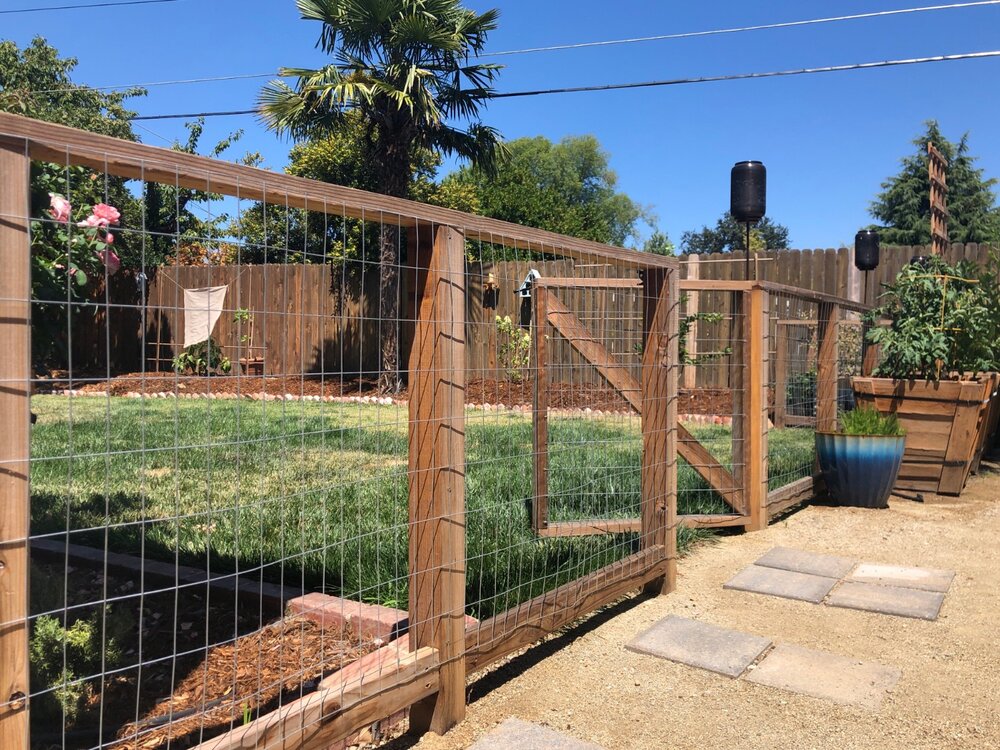 Diy Hog Wire Garden Fence For Under 300 Our Liberty House