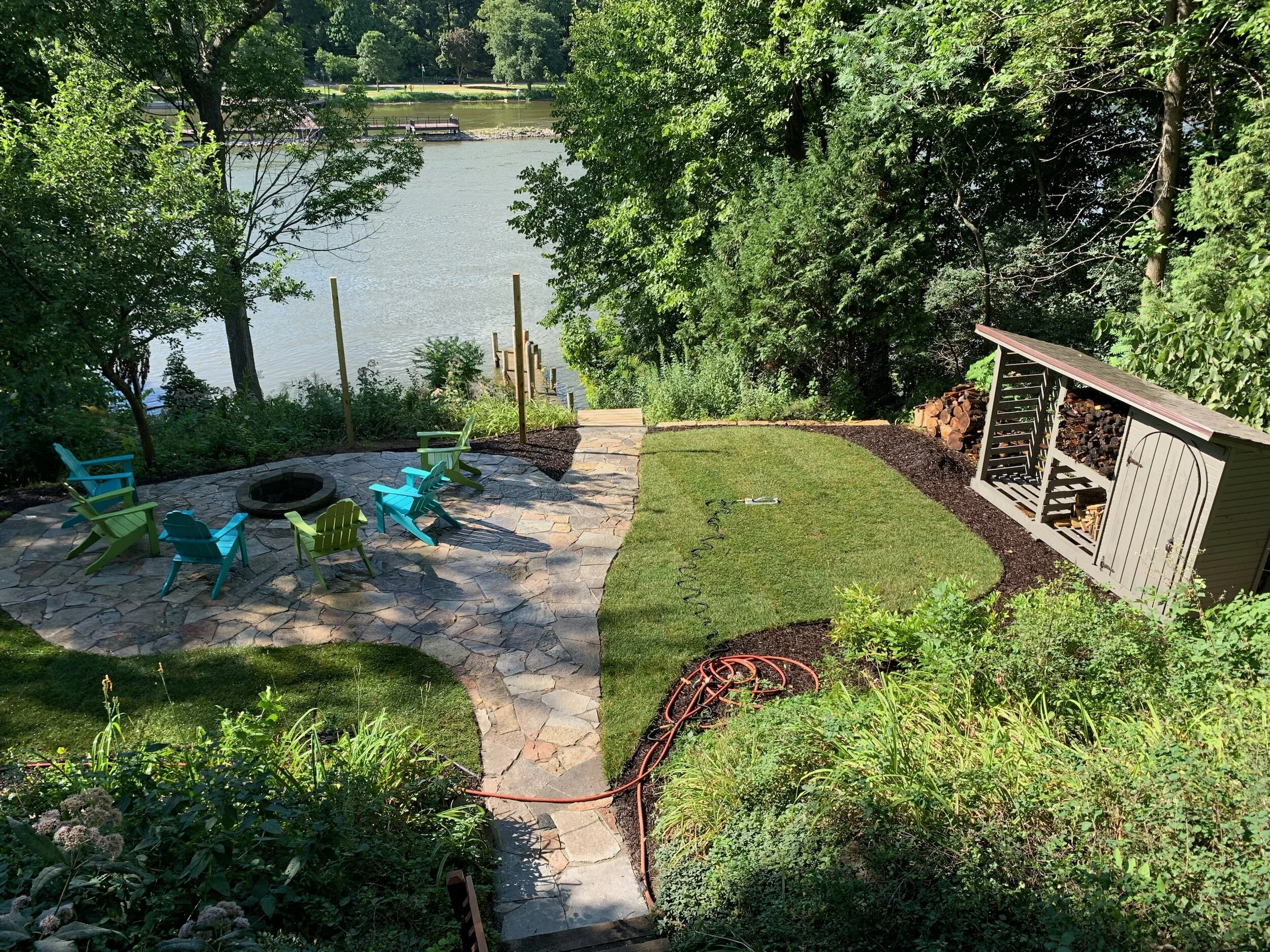 Flagstone Patio Waterfront