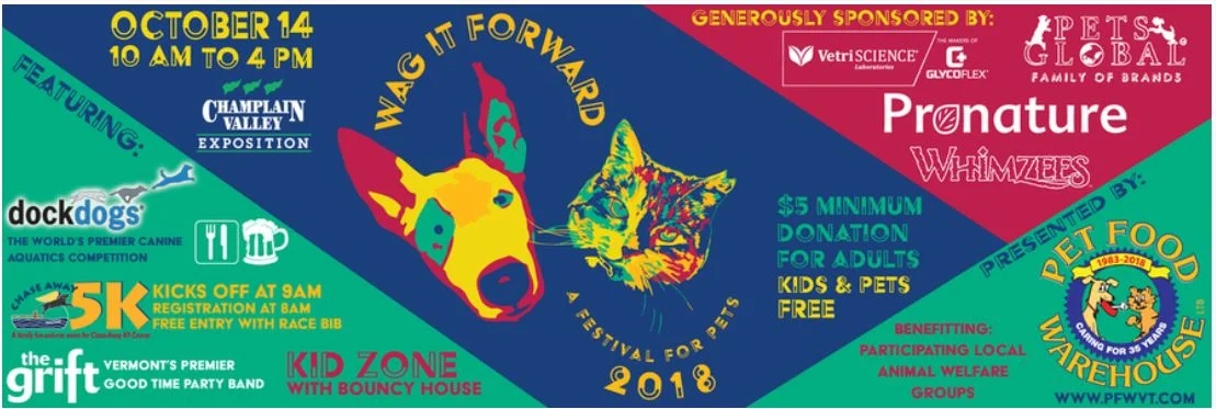 Come visit us at WAG IT FORWARD: A Festival for Pets 