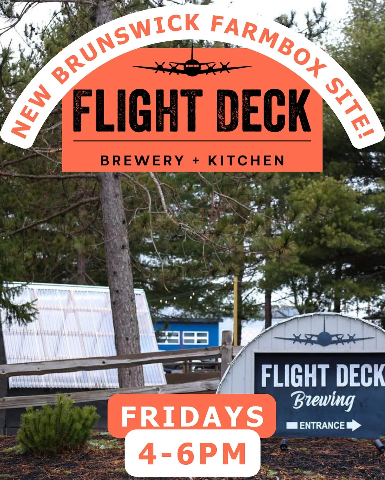 Local Food 🥕 + Local Beer 🍻 = The Perfect Match! 💕

Daybreak Growers Alliance is excited to announce our new partnership with @flightdeckbrewingco in Brunswick, starting this Friday, September 6. We love our brewery collabs, and are excited to hel