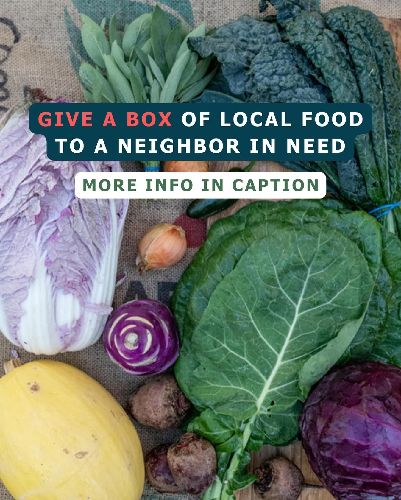 ‼️JOIN US to help fight the rise of food insecurity in Maine‼️Through our Give a Box campaign, you can donate a box of local food — and Daybreak will match your donation, doubling the impact for our food access partners. 
We’re proud to