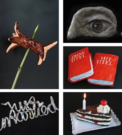 Dreidimensionale Objekte aus Pappmaché