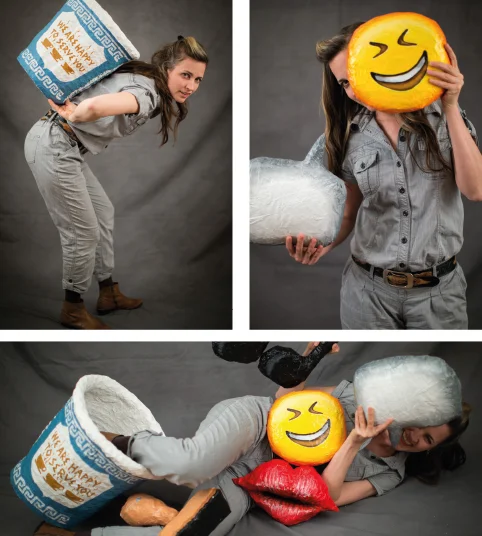 Dreidimensionale Objekte aus Pappmaché