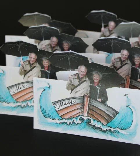 Jubiläumstischkarten