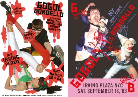 Gogol Bordello Konzertplakate