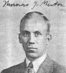 Merton’s passport photo as a student.