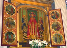 Main altarpiece by Valentine d'Ogries