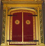 Main altarpiece closed