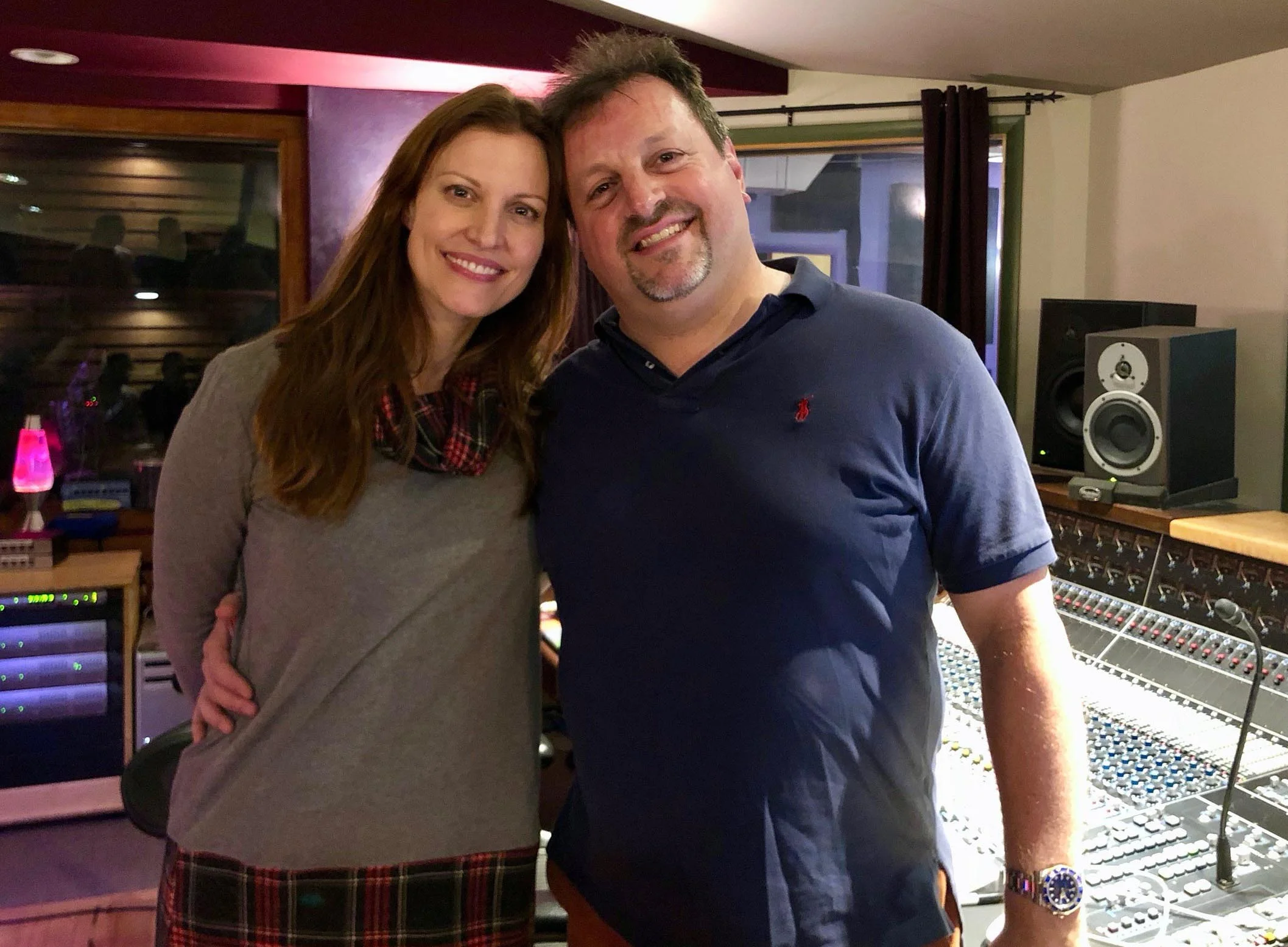 With Rachael York
