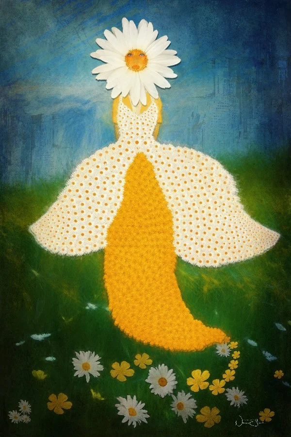 Look At Me, Daisy Buttercup Flower Dress, Poetry Book