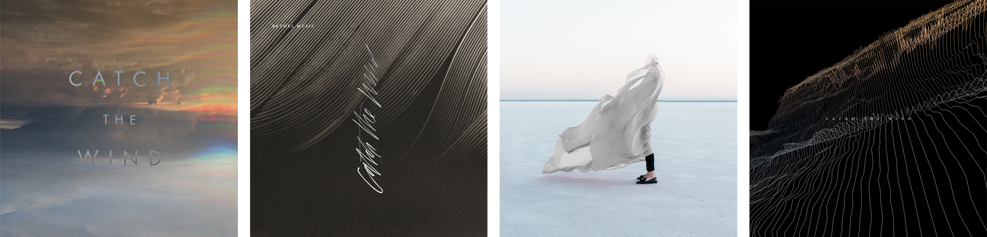 A selection of our very first concepts for "Catch the Wind"