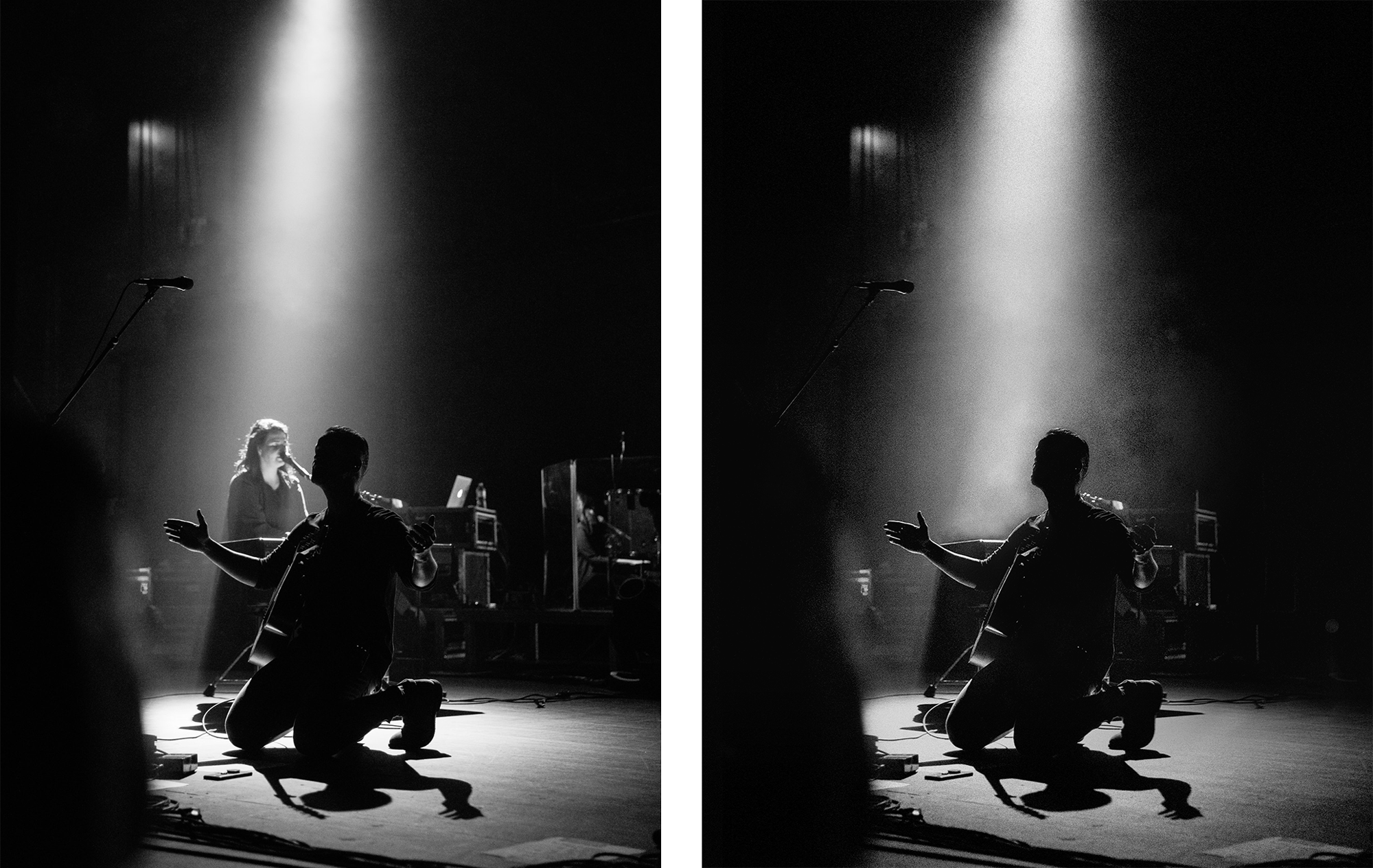 Rachel's original photo (LEFT) Edited, cover photo (RIGHT)