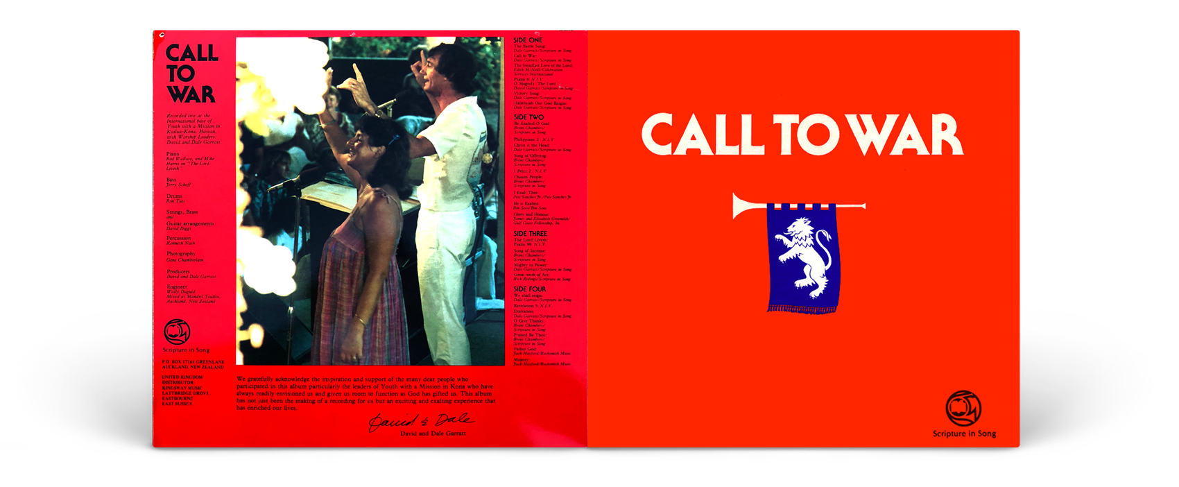 "Call To War" by David and Dale Garratt (Scripture In Song) -- 1981