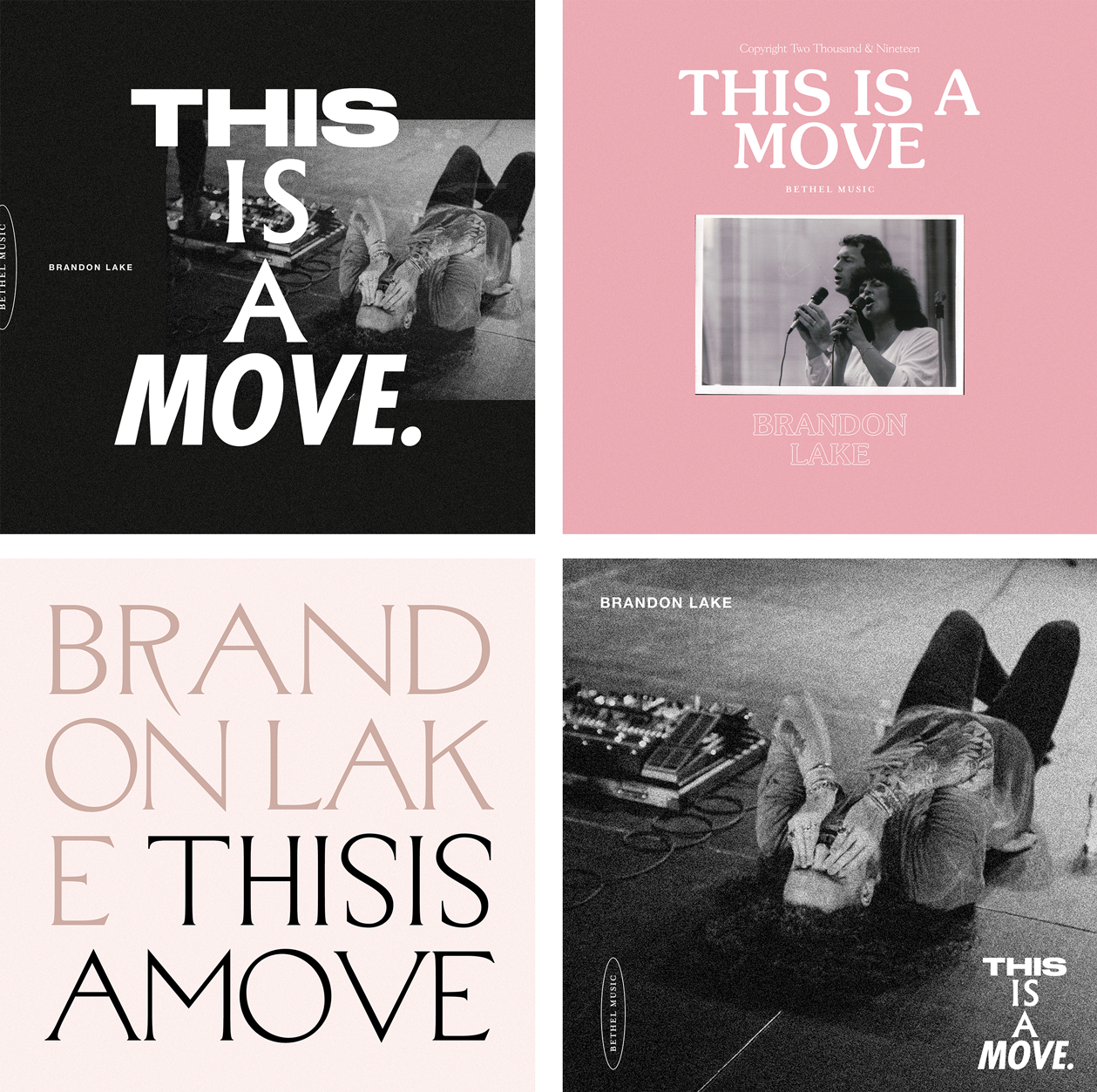 A selection of the concept artwork for our “This Is A Move” art direction