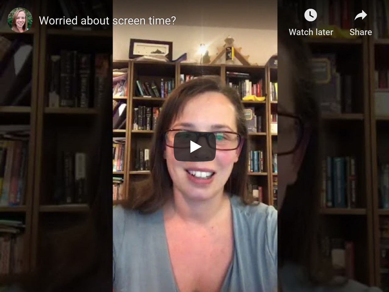 Worried about screen time?