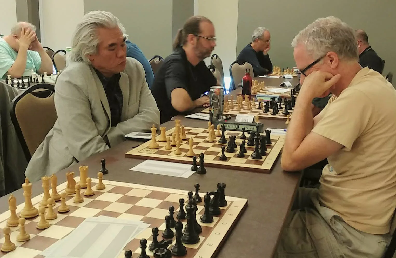 2017 U.S. Senior Open in Northfield, MN, following the OleChess Camp
