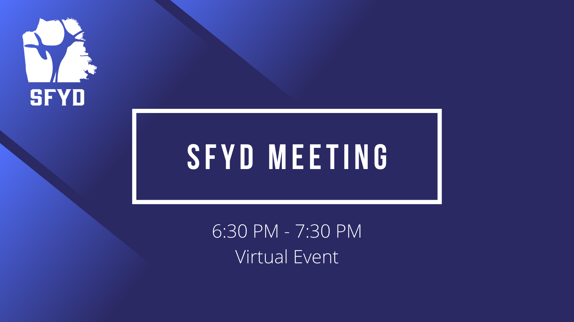 SFYD Meeting