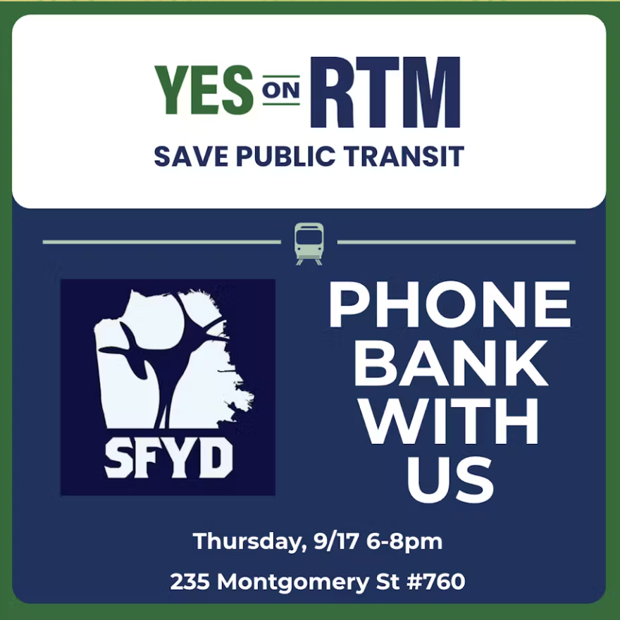 Save Public Transit w/ SFYD and Connect Bay Area