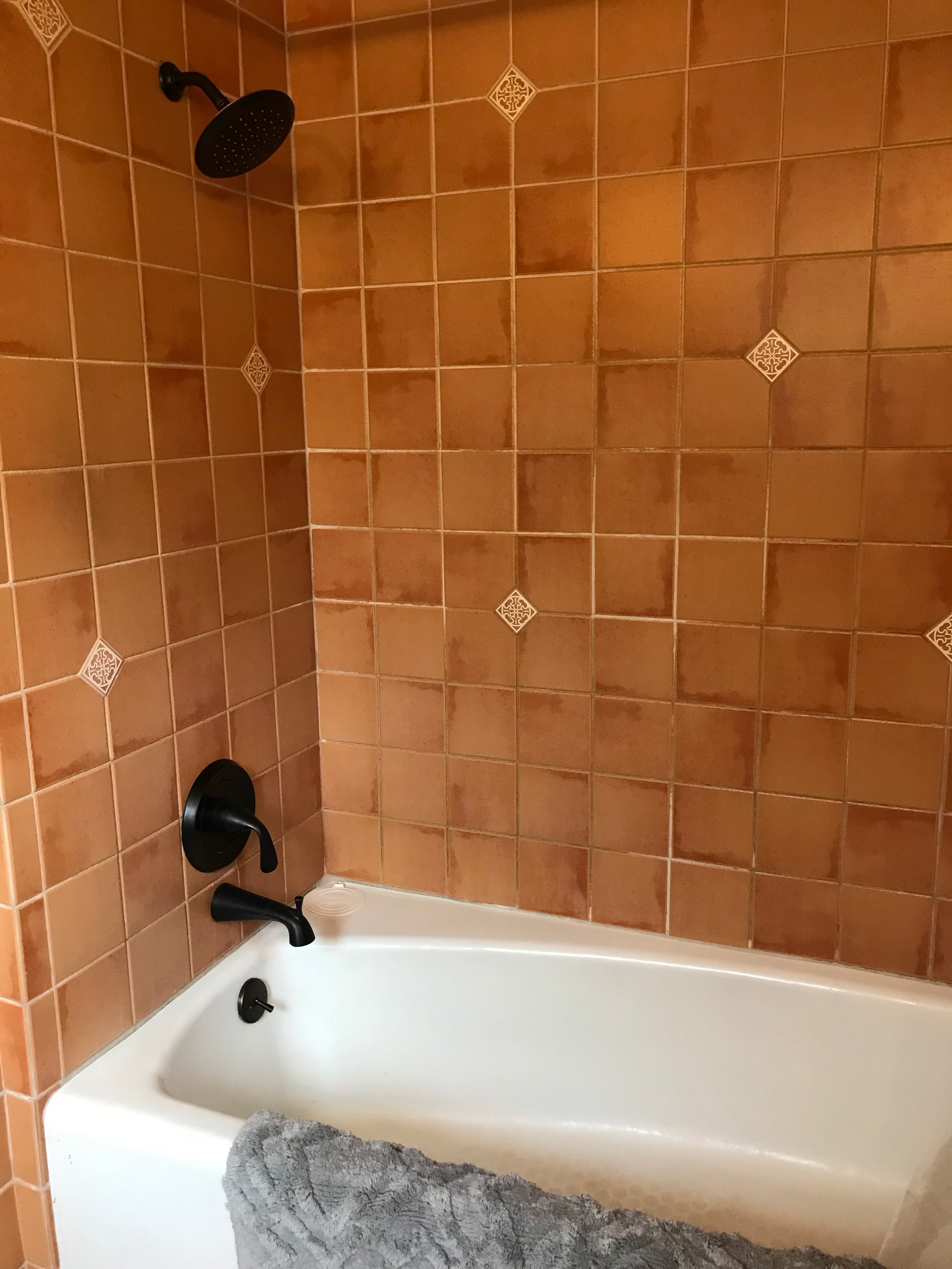 Full bath with tub and shower
