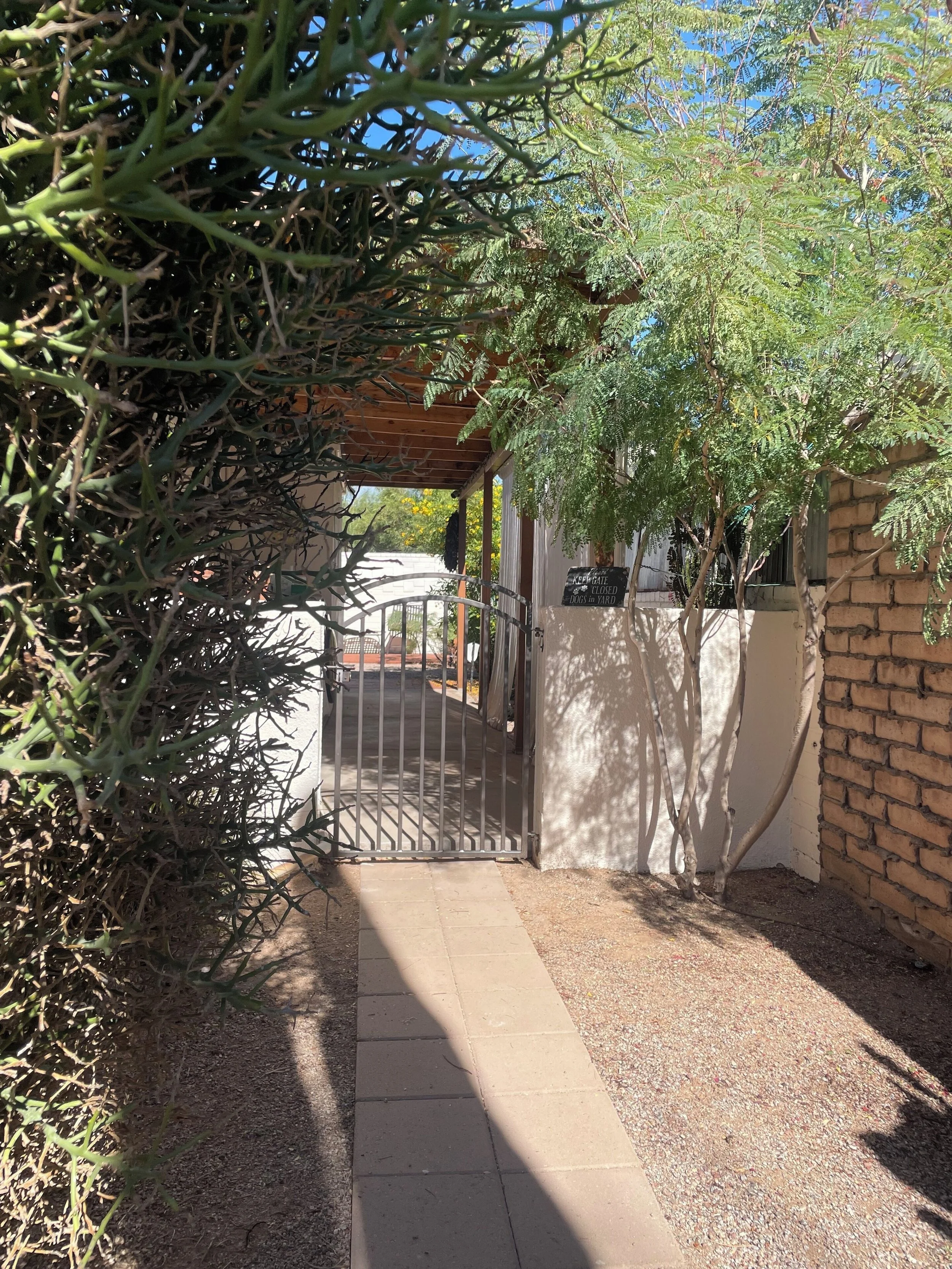 Casita suite courtyard entrance