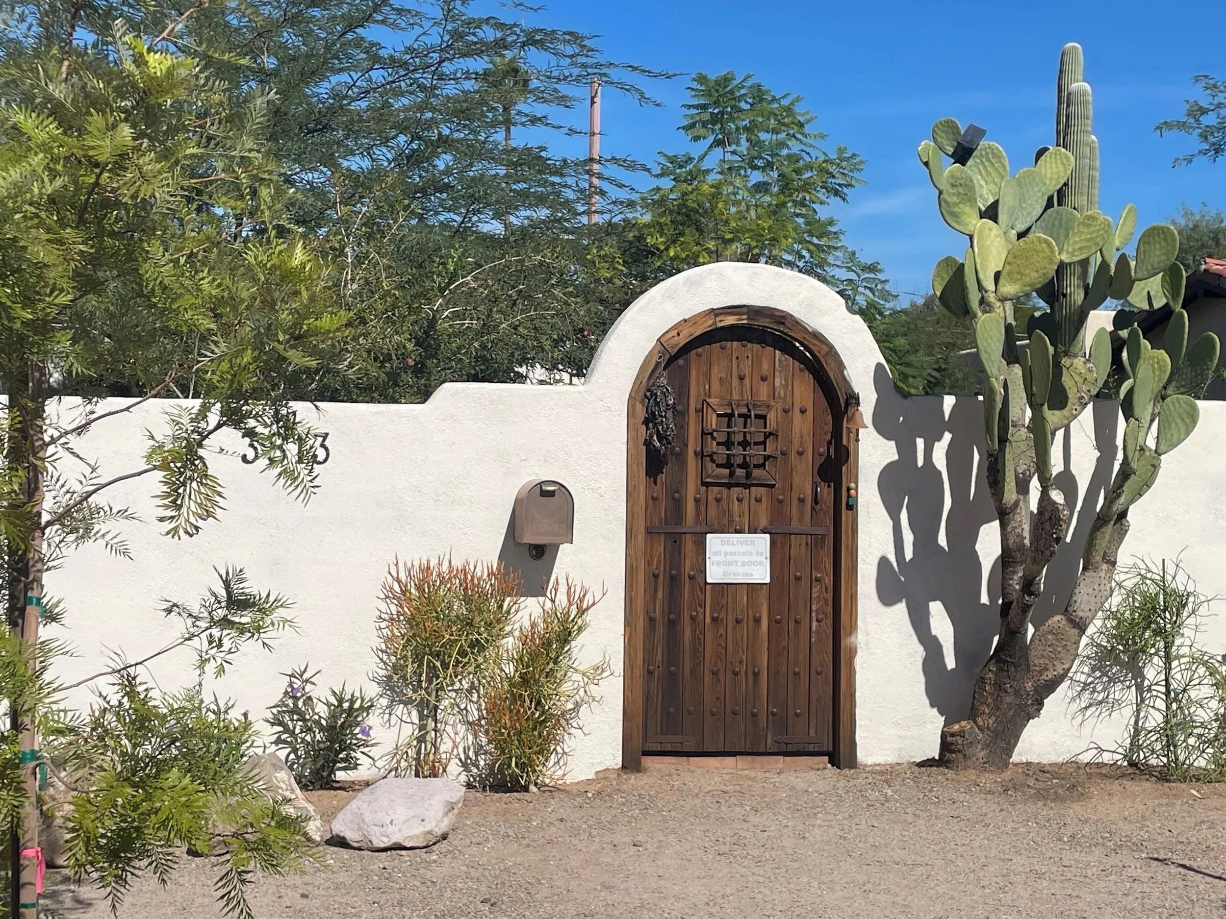 Hacienda Door - main entrance