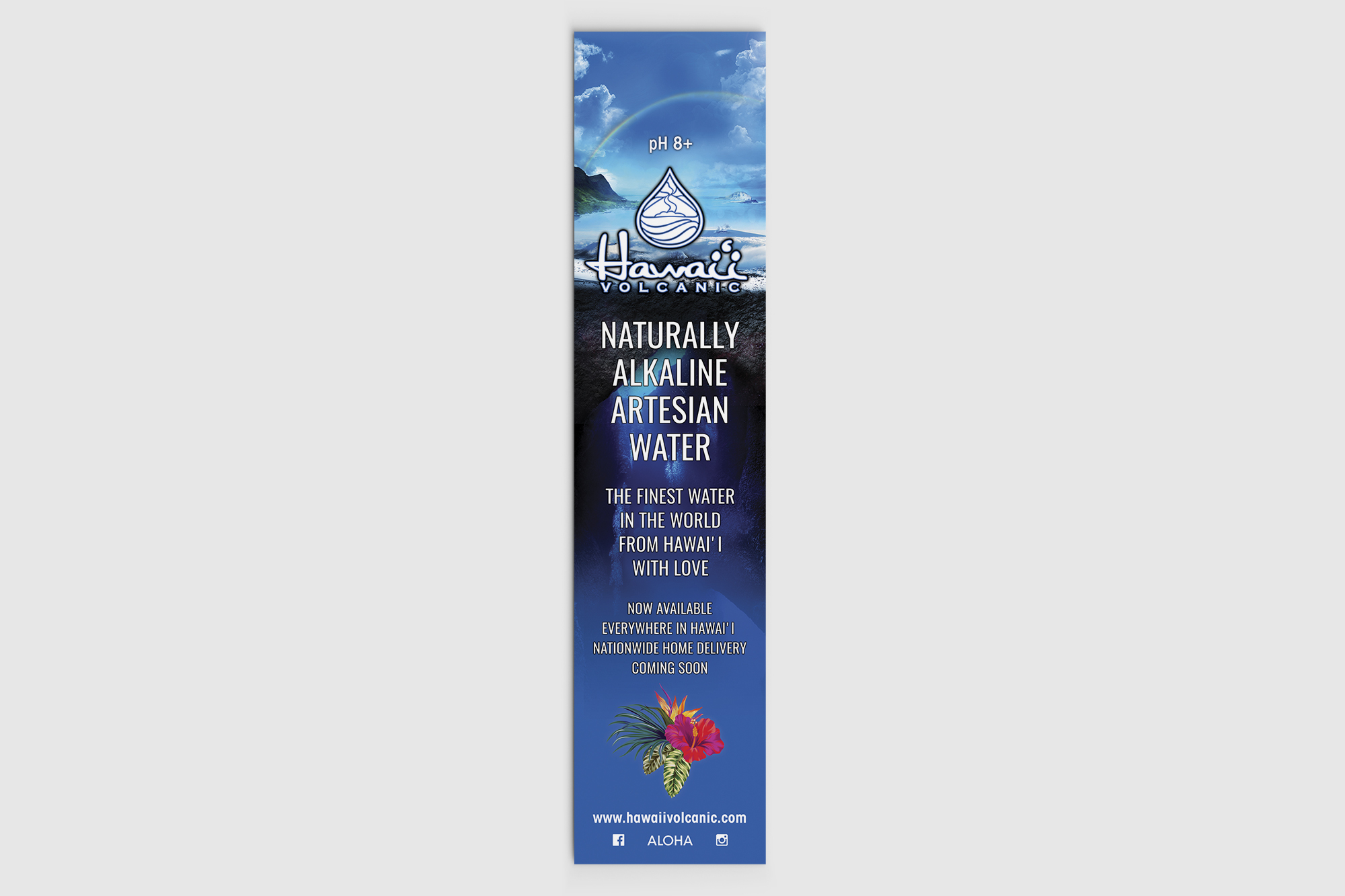  1/3 page ad, appeared in Hawaiian Airlines magazine 