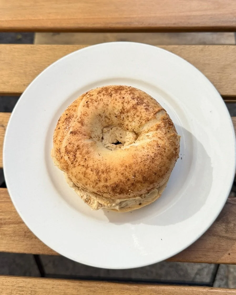 ☕️ COFFEE CREAM CHEESE ☕️ 
It’s on special all week, paired with a Chai Spice Bagel. It’s perfect. You #kneadit. Smash the link in our bio to order online.
Open til 1:30pm as usual!
