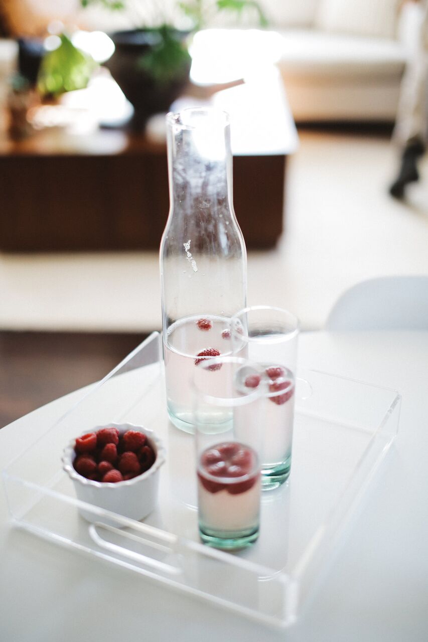   Newly Goods - Tray, Carafe, &amp; Glasses  