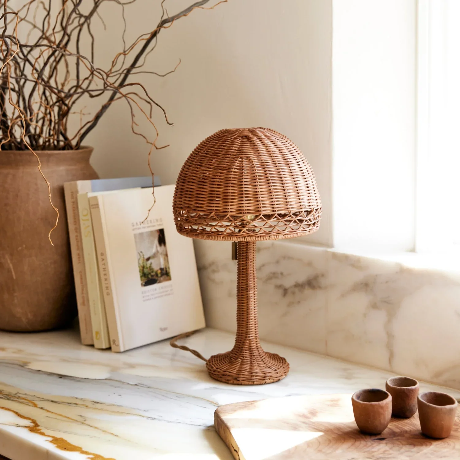 Augusta Table Lamp, Woven