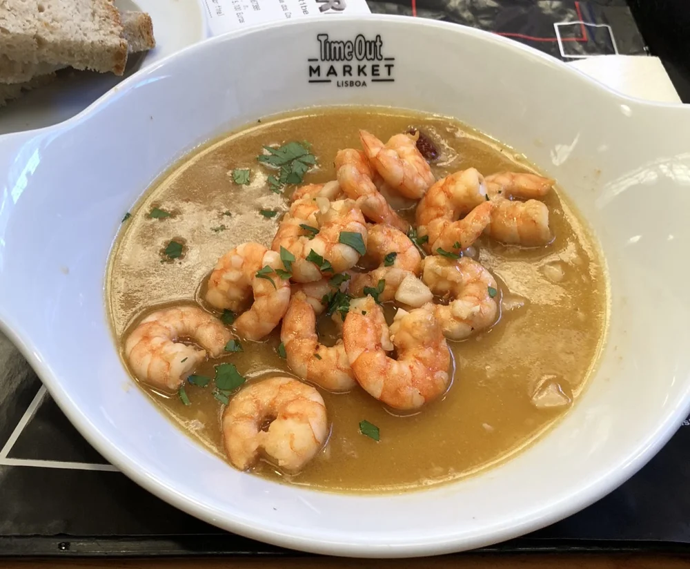 Gambas al Ajillo at Monte Mar
