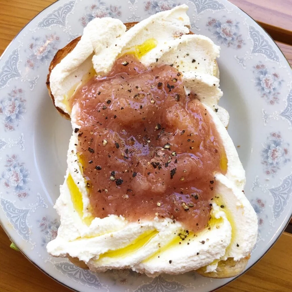 Ricotta &amp; Jam Toast
