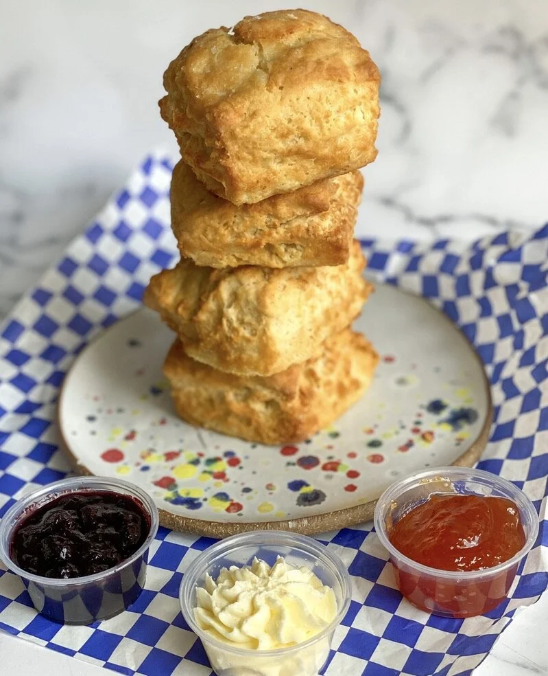 Biscuits + all the Fixins'