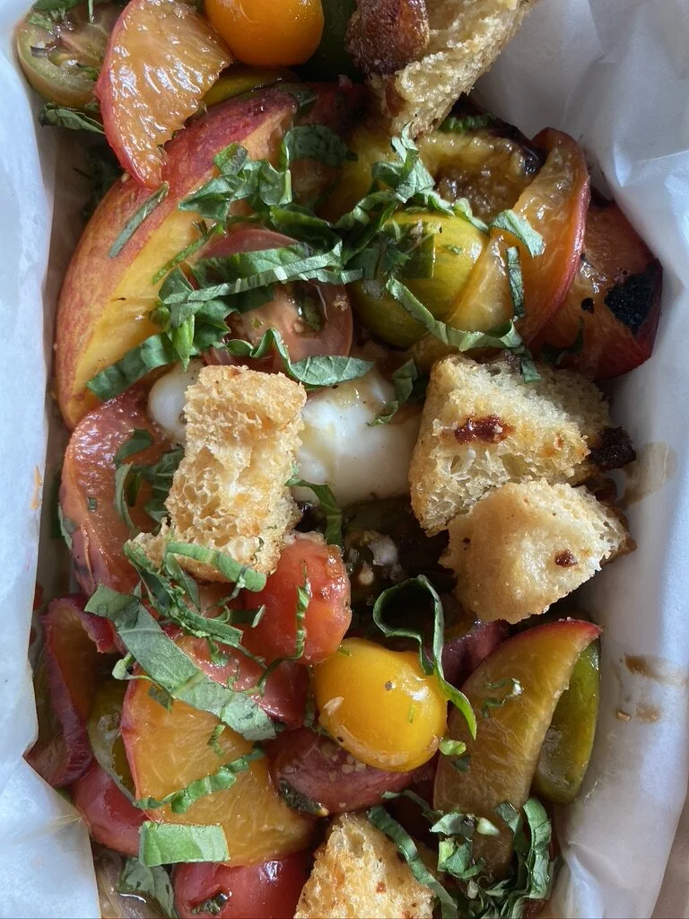 Peach Tomato Salad